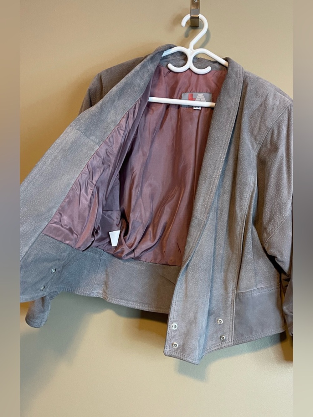 Vintage 1980’s Leather Attic Suede Leather Jacket - Picture 10 of 12